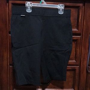 Black workout shorts